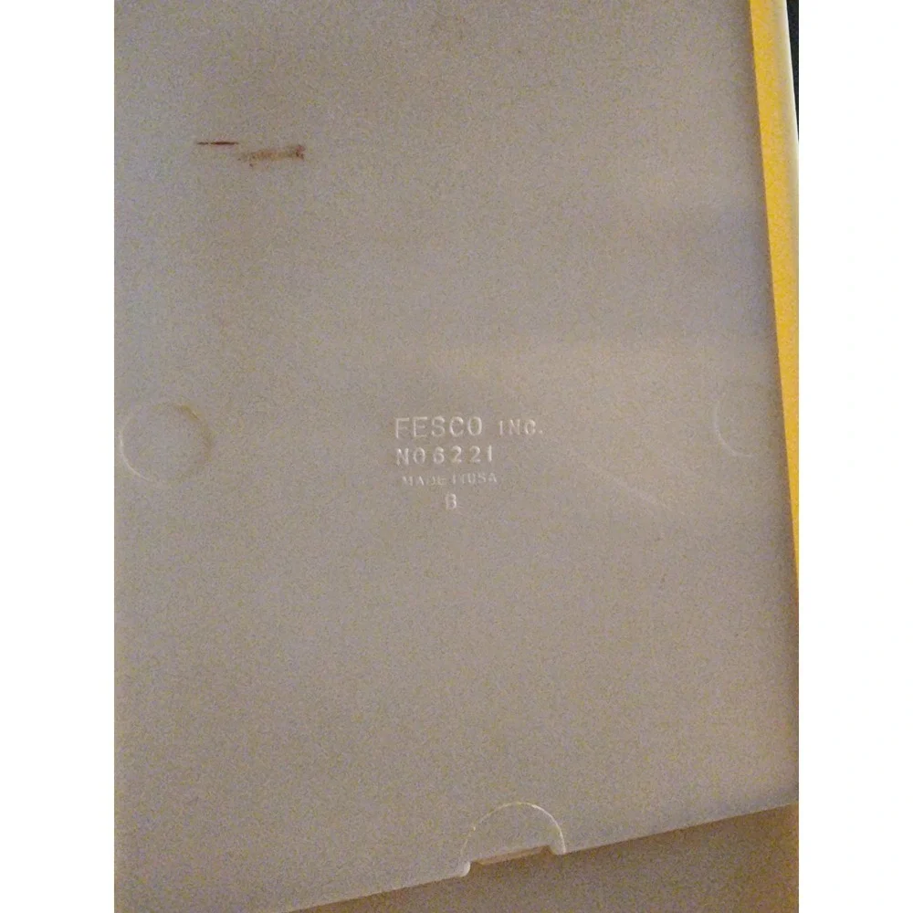 Set Of 2 Vintage Celluloid Office Organizers Handy-Secretary & Fesco Mail Sorter